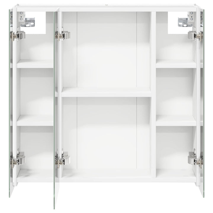 Badeværelsesspejlskab Hvid 63,5 x 15,5 x 60,5 cm