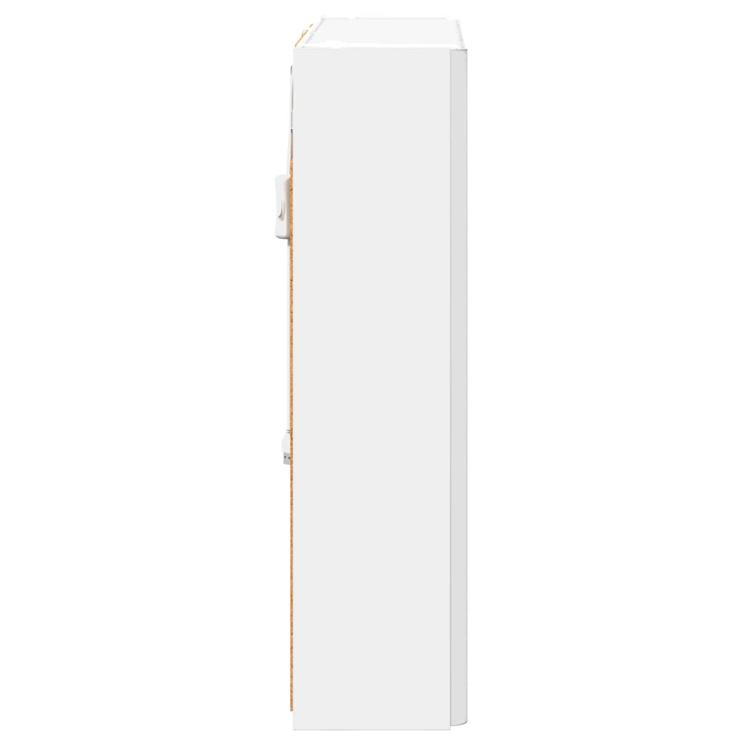 Badeværelsesspejlskab Hvid 63,5 x 15,5 x 60,5 cm