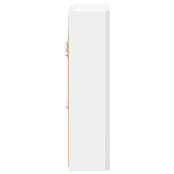 Badeværelsesspejlskab Hvid 63,5 x 15,5 x 60,5 cm