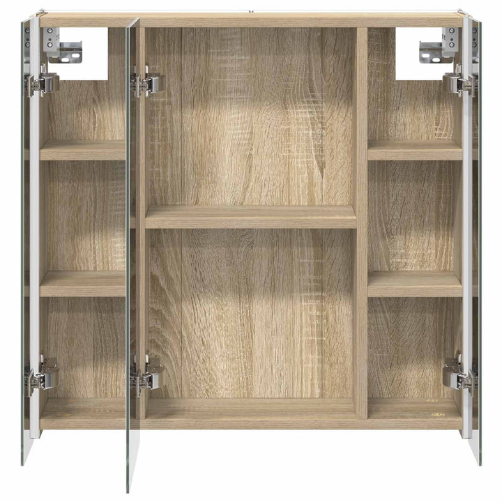 Badeværelsesspejlskab Sonoma eg 63,5 x 15,5 x 60,5 cm