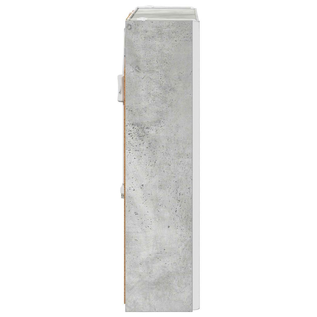 Badeværelsesspejlskab Beton Grå 63,5 x 15,5 x 60,5 cm