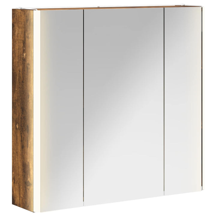Badeværelsesspejlskab Røget eg 63,5 x 15,5 x 60,5 cm