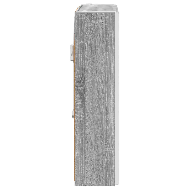 Badeværelsesspejlskab Grå Sonoma 63,5 x 15,5 x 60,5 cm