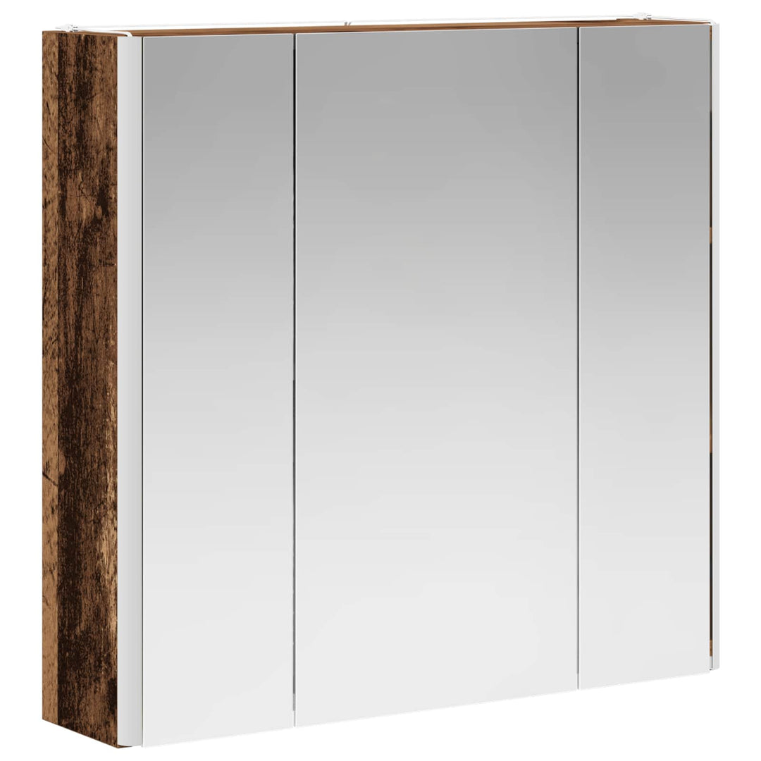 Badeværelsesspejlskab Gammelt træ 63,5 x 15,5 x 60,5 cm