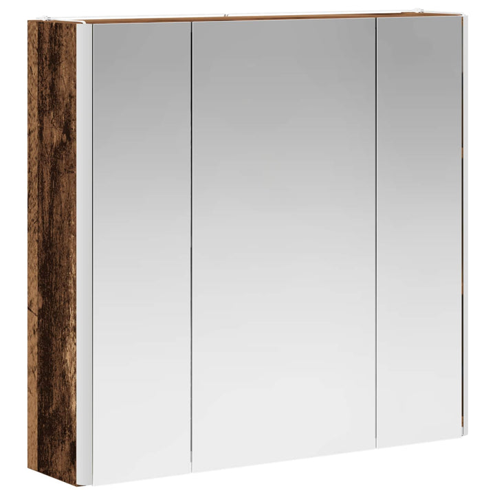Badeværelsesspejlskab Gammelt træ 63,5 x 15,5 x 60,5 cm