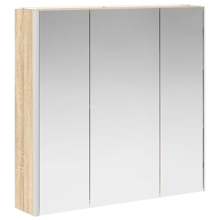 Badeværelsesspejlskab med hylde Sonoma eg 73.5 x 15.5 x 70 cm