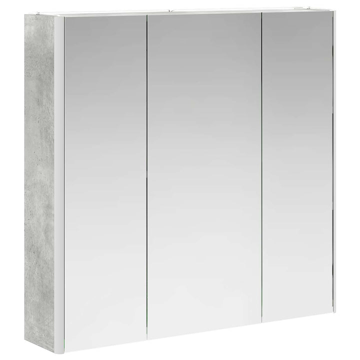 Badeværelsesspejlskab med hylde Beton Grå 73.5 x 15.5 x 70 cm