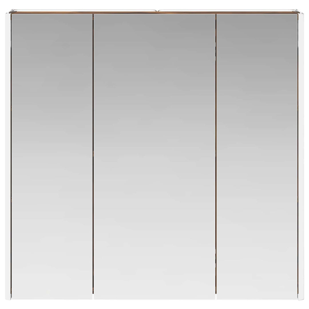 Badeværelsesspejlskab med hylde Røget eg 73.5 x 15.5 x 70 cm