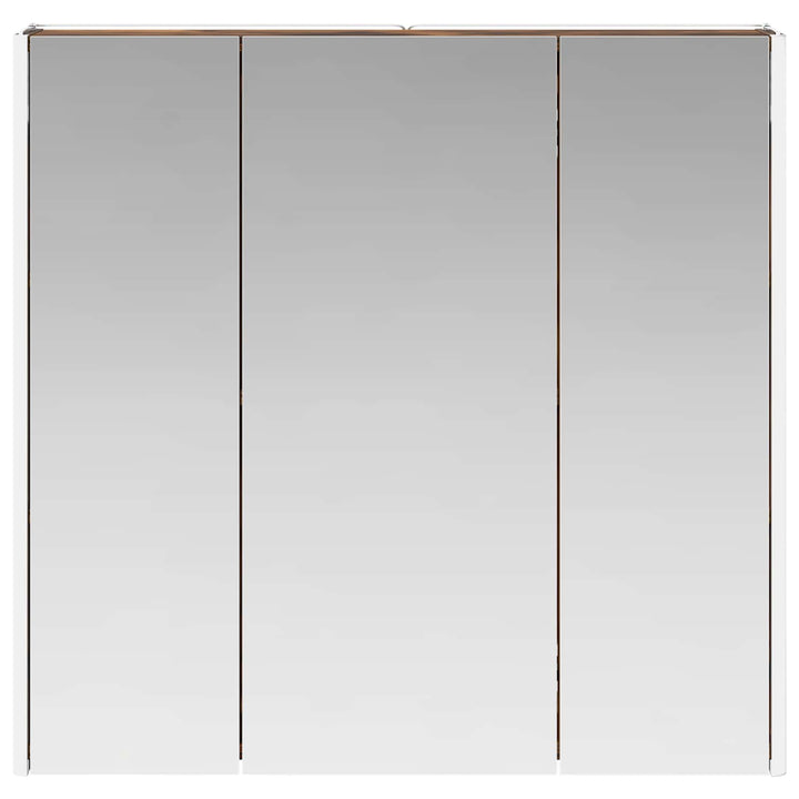 Badeværelsesspejlskab med hylde Røget eg 73.5 x 15.5 x 70 cm