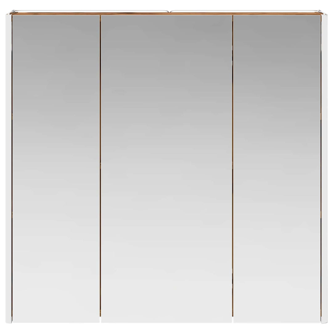 Badeværelsesspejlskab med hylde Gammelt træ 73.5 x 15.5 x 70 cm
