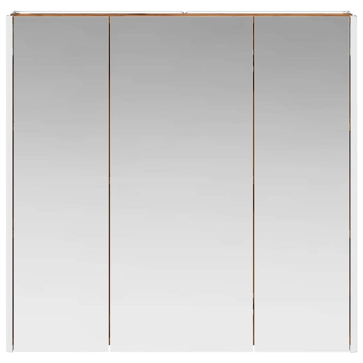 Badeværelsesspejlskab med hylde Gammelt træ 73.5 x 15.5 x 70 cm