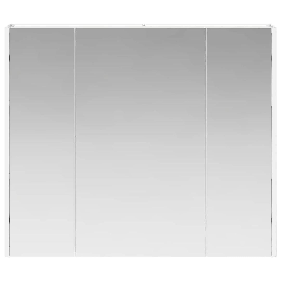 Badeværelsesspejlskab Hvid 83,5 x 15,5 x 70 cm Konstrueret træ