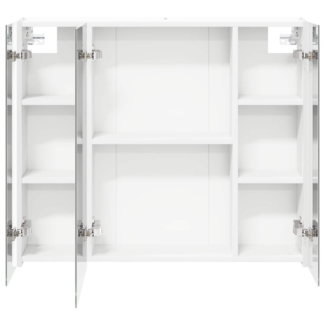 Badeværelsesspejlskab Hvid 83,5 x 15,5 x 70 cm Konstrueret træ