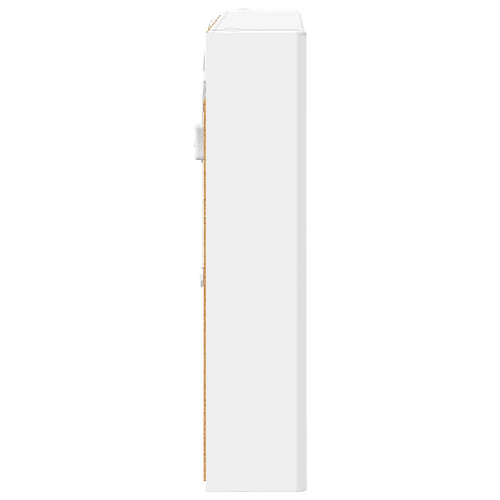 Badeværelsesspejlskab Hvid 83,5 x 15,5 x 70 cm Konstrueret træ