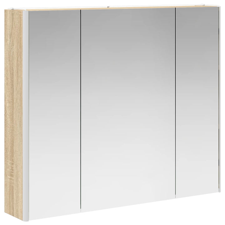 Badeværelsesspejlskab Sonoma eg 83,5 x 15,5 x 70 cm