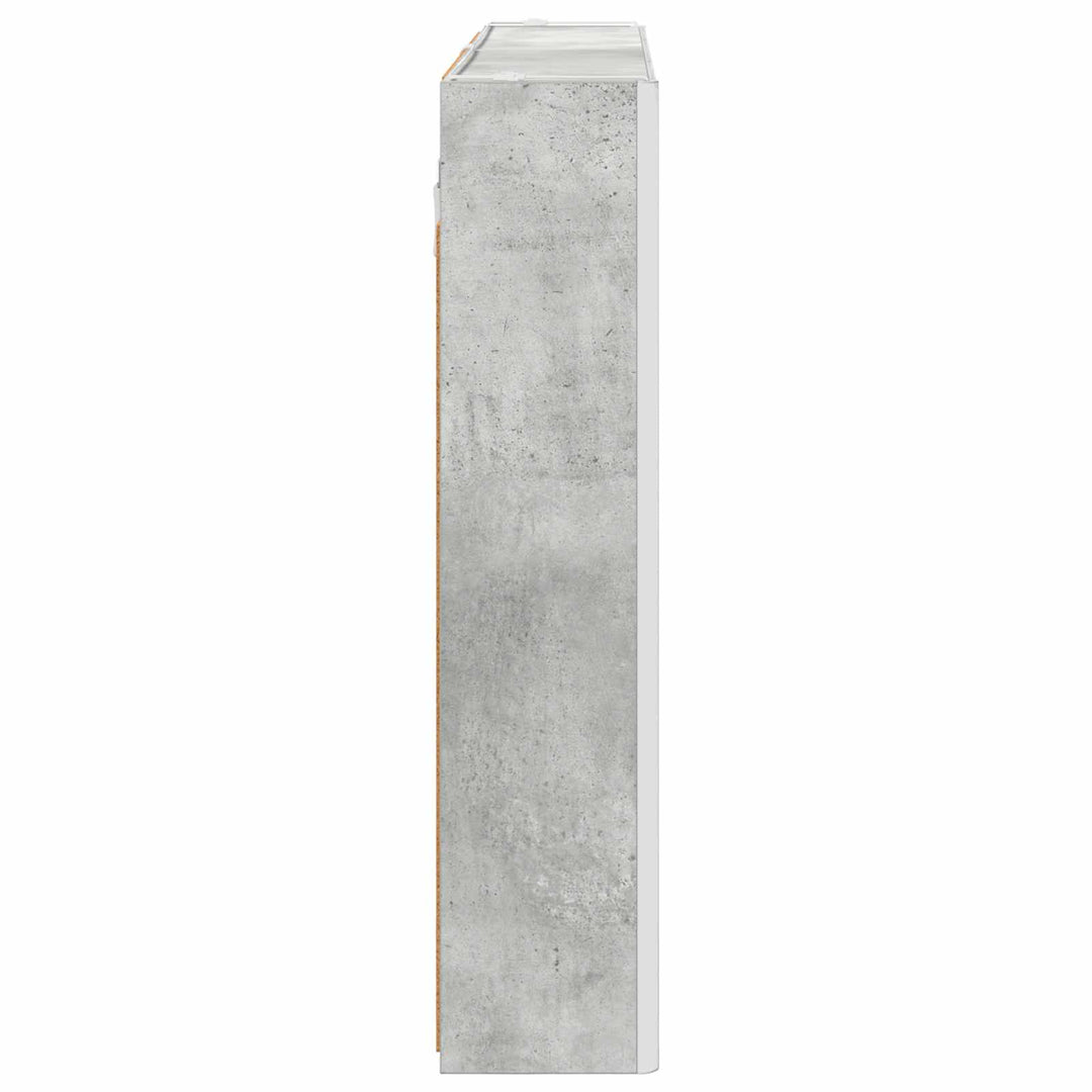 Badeværelsesspejlskab Beton Grå 103,5 x 15,5 x 70 cm