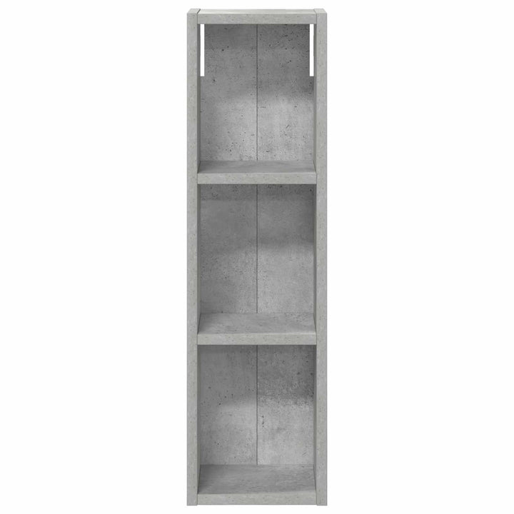 Badeværelsesvægskab BetonGrå 20 x 14 x 70 cm Konstrueret træ