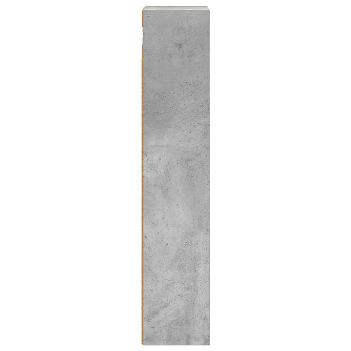 Badeværelsesvægskab BetonGrå 20 x 14 x 70 cm Konstrueret træ