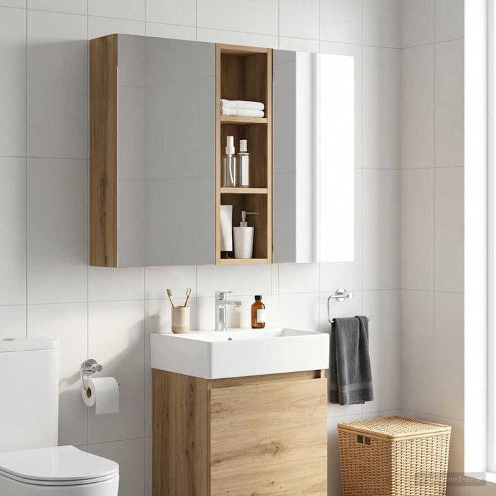 Badeværelsesvægskab Artisan eg 20 x 14 x 70 cm Konstrueret træ