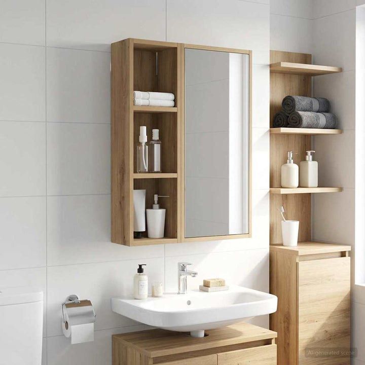 Badeværelsesvægskab Artisan eg 20 x 14 x 70 cm Konstrueret træ