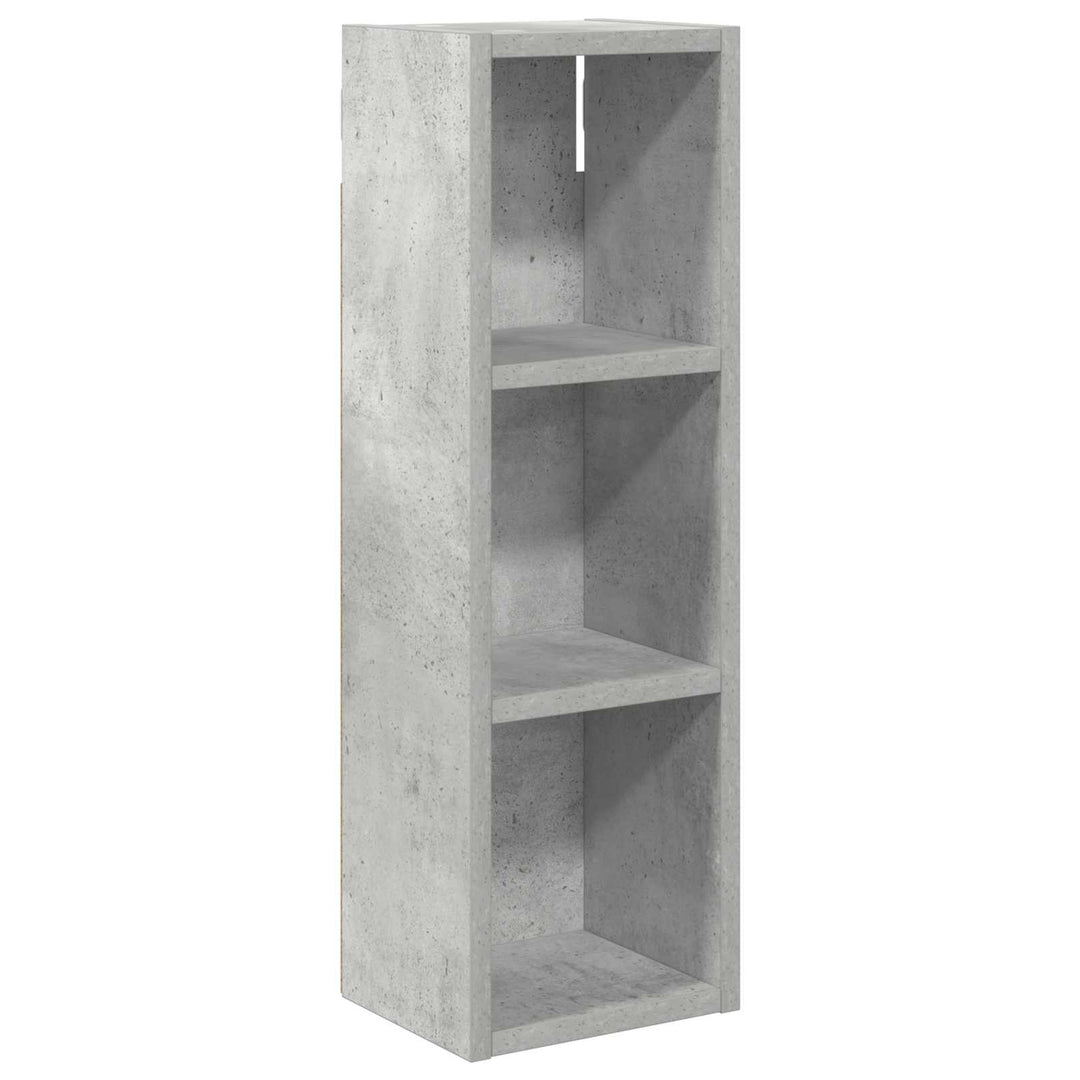 Badeværelsesvægskab BetonGrå 20 x 16 x 62,5 cm Konstrueret træ