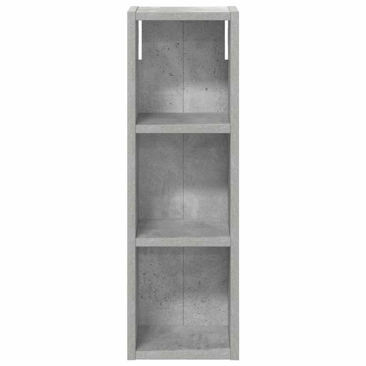 Badeværelsesvægskab BetonGrå 20 x 16 x 62,5 cm Konstrueret træ