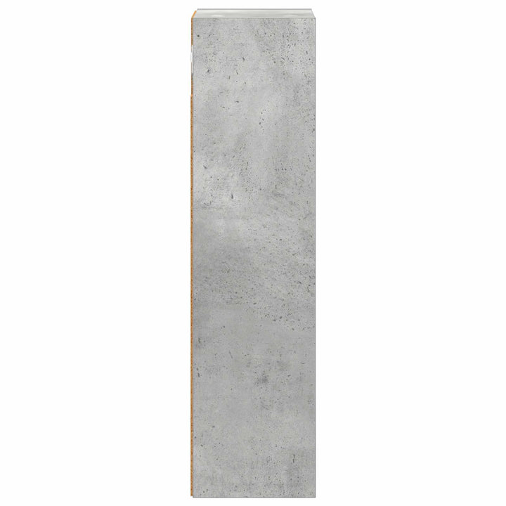 Badeværelsesvægskab BetonGrå 20 x 16 x 62,5 cm Konstrueret træ