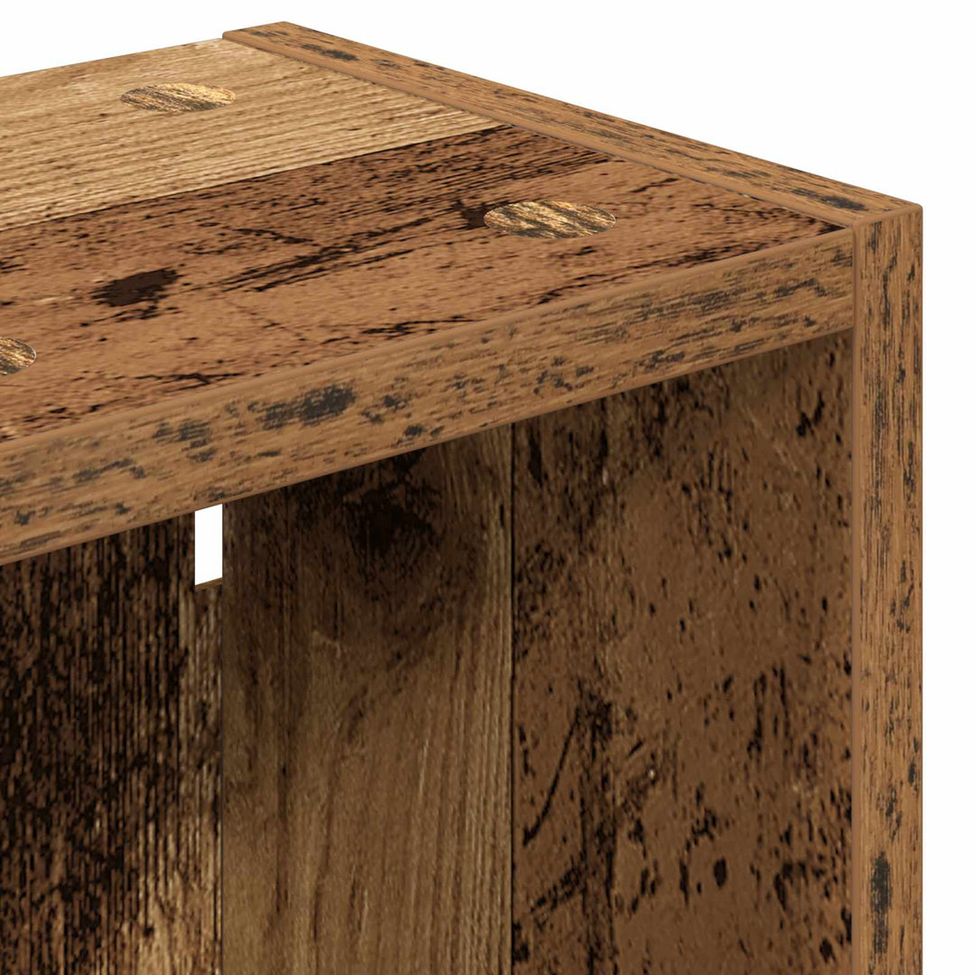 Badeværelsesvægskab med hylde Gammelt træ 20 x 16 x 62,5 cm