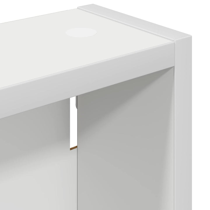 Badeværelsesvægskab Hvid 30 x 10 x 60,5 cm Konstrueret træ