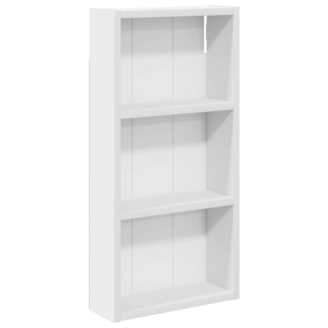 Badeværelsesvægskab Hvid 30 x 10 x 60,5 cm Konstrueret træ