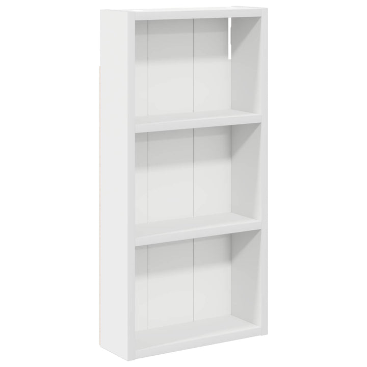 Badeværelsesvægskab Hvid 30 x 10 x 60,5 cm Konstrueret træ
