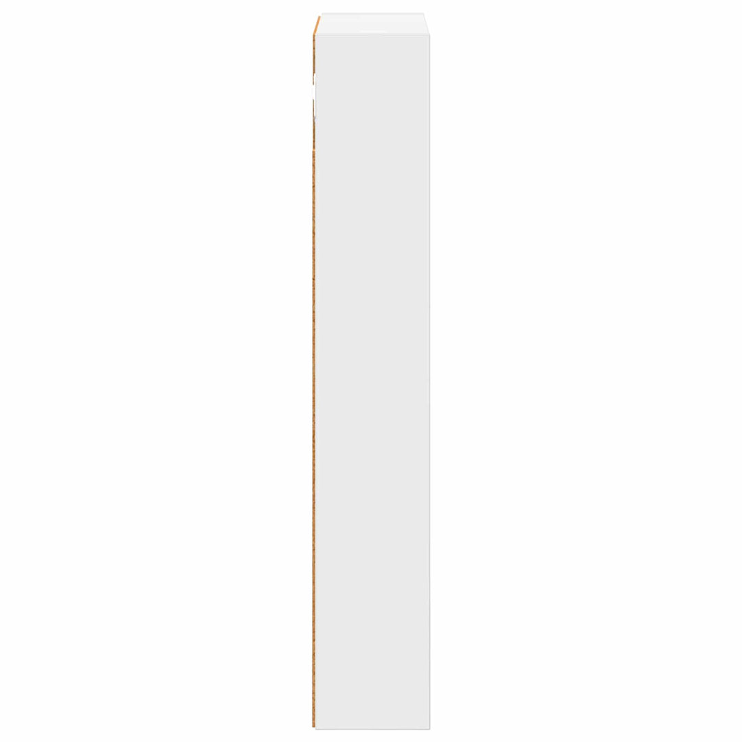 Badeværelsesvægskab Hvid 30 x 10 x 60,5 cm Konstrueret træ