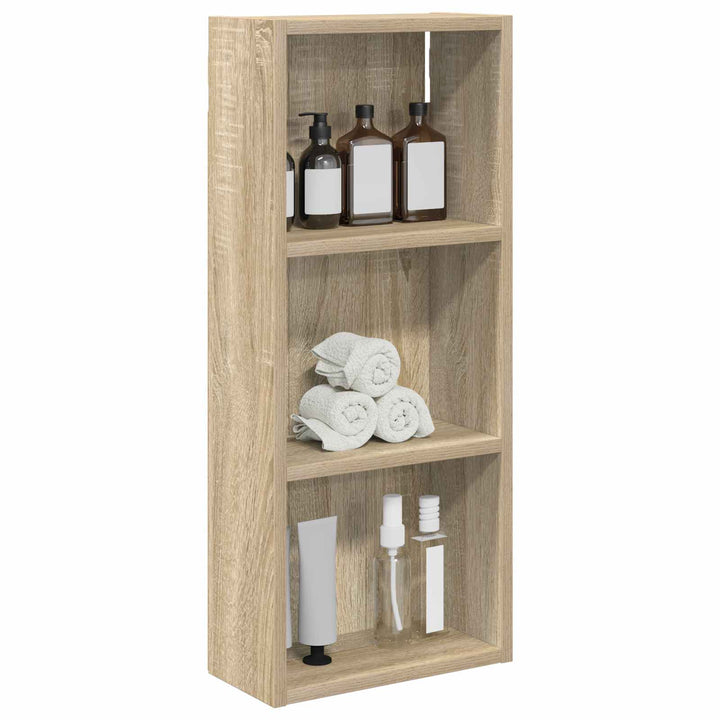 Badeværelsesvægskab Sonoma eg 30 x 14 x 70 cm Konstrueret træ