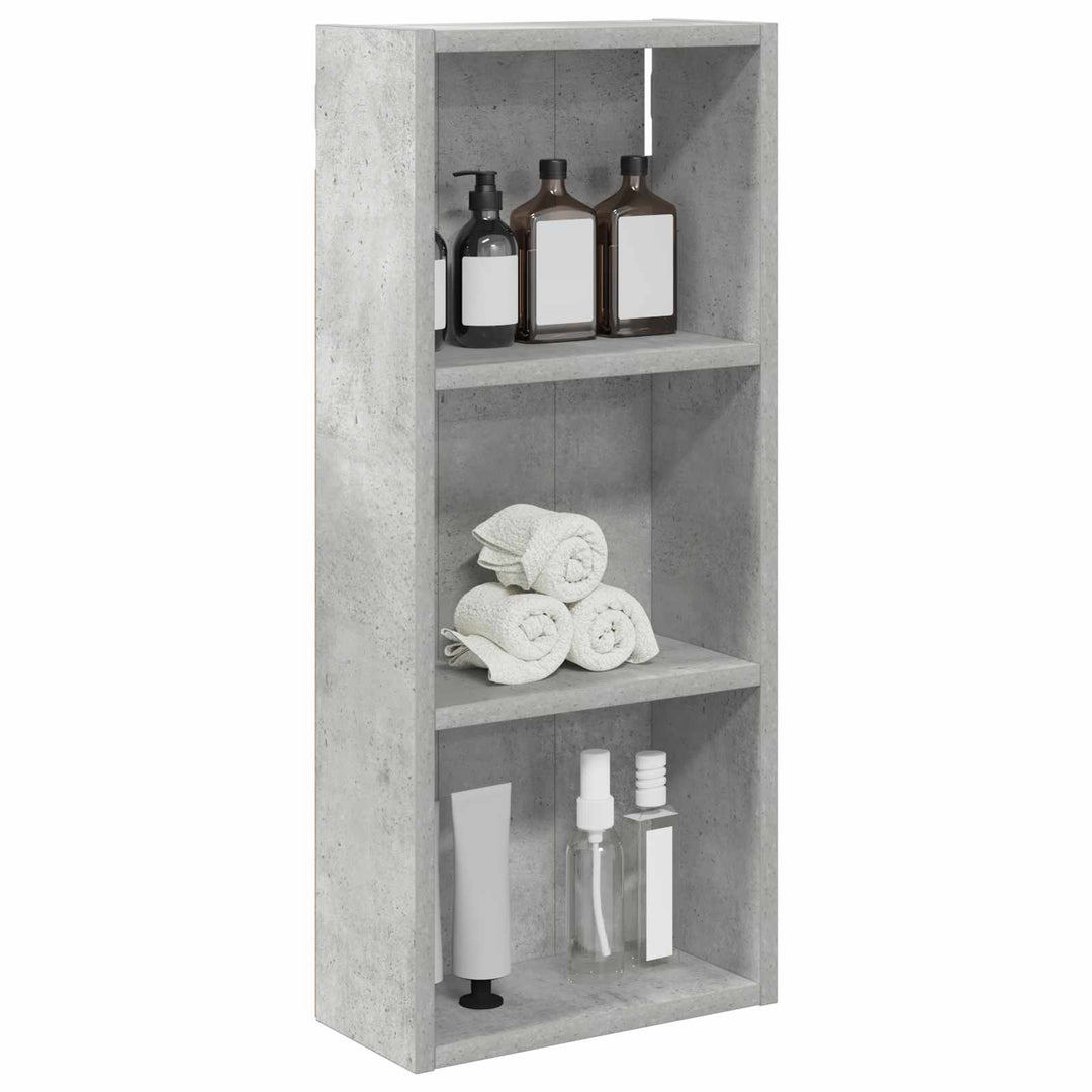 Badeværelsesvægskab BetonGrå 30 x 14 x 70 cm Konstrueret træ