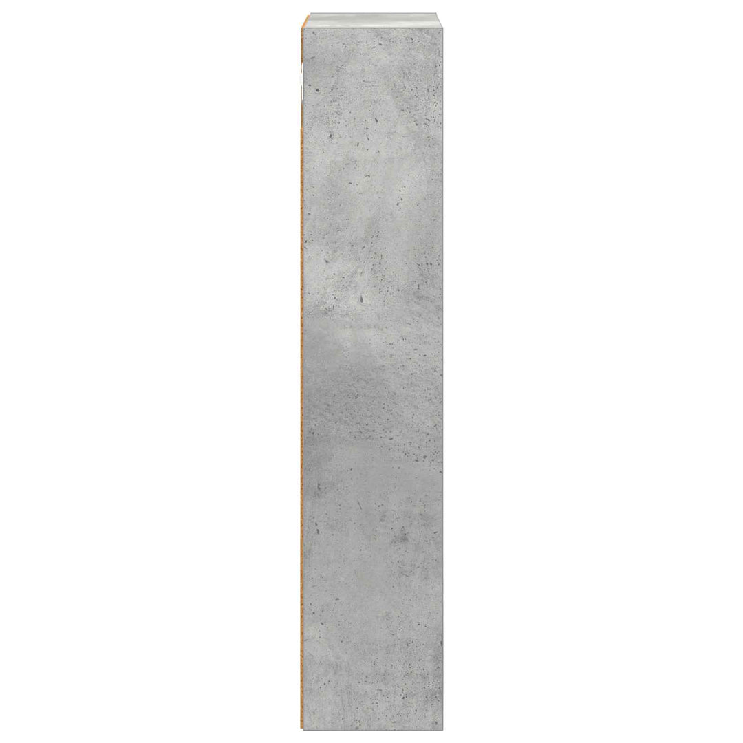 Badeværelsesvægskab BetonGrå 30 x 14 x 70 cm Konstrueret træ