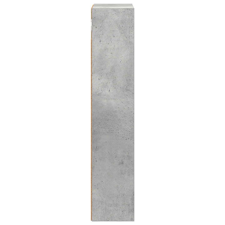 Badeværelsesvægskab BetonGrå 30 x 14 x 70 cm Konstrueret træ