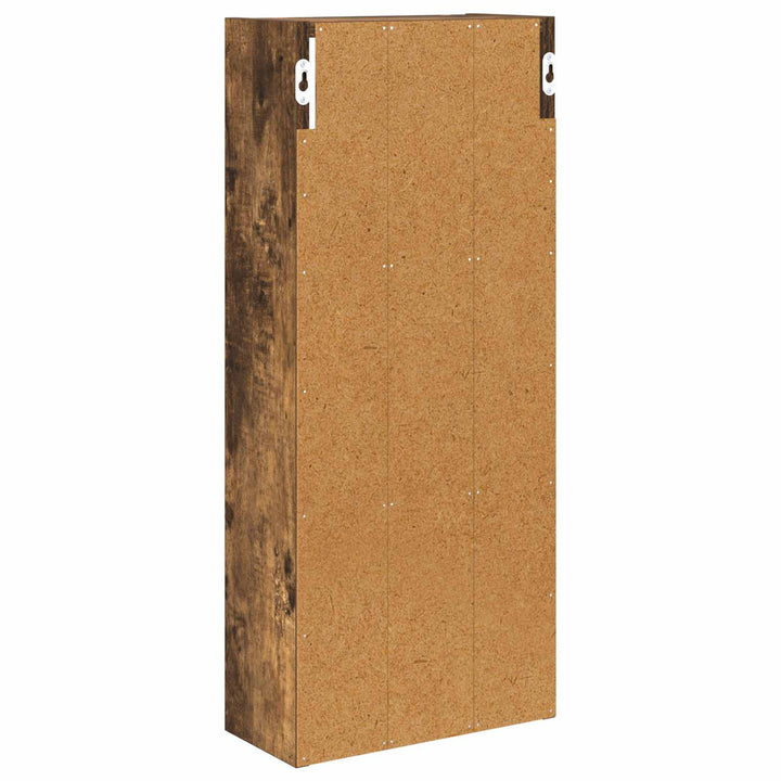 Badeværelsesvægskab Røget Eg 30 x 14 x 70 cm Konstrueret træ