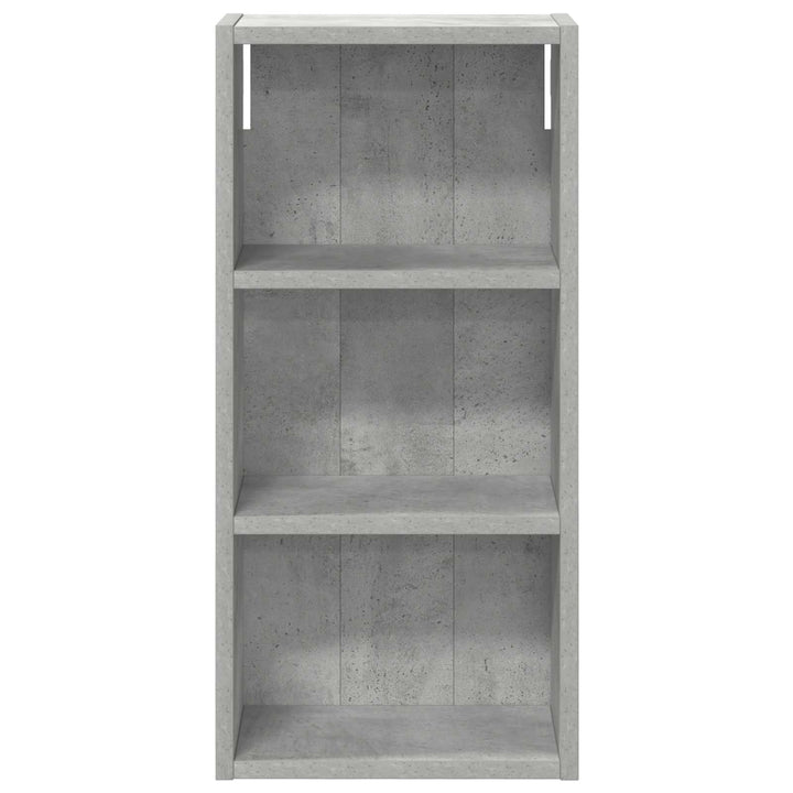 Badeværelsesvægskab BetonGrå 30 x 16 x 62,5 cm Konstrueret træ