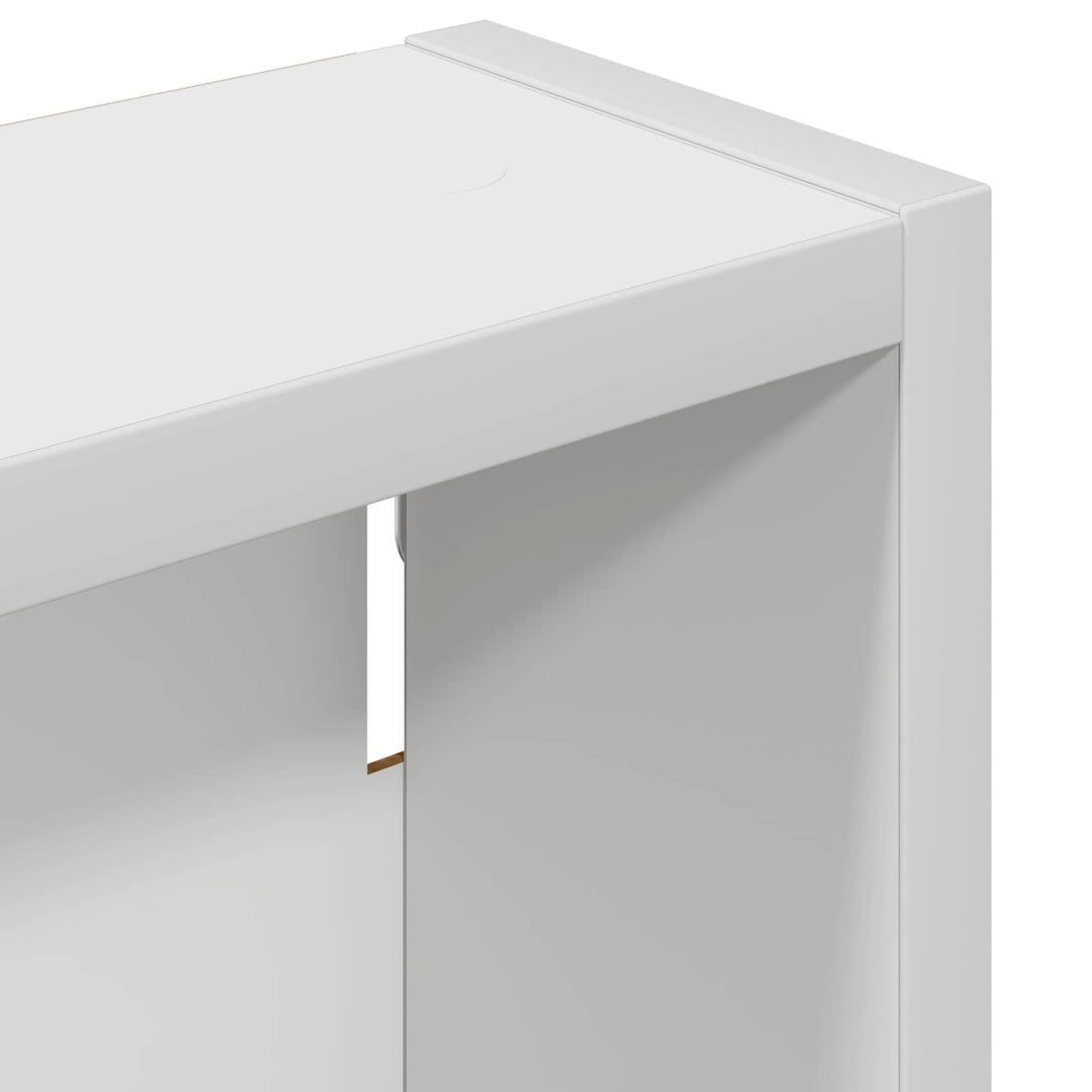 Badeværelsesvægskab Hvid 40 x 10 x 50 cm Konstrueret træ