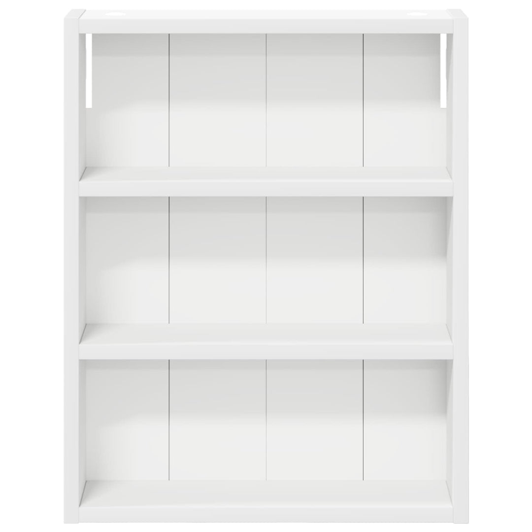 Badeværelsesvægskab Hvid 40 x 10 x 50 cm Konstrueret træ