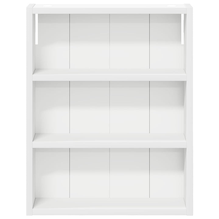 Badeværelsesvægskab Hvid 40 x 10 x 50 cm Konstrueret træ