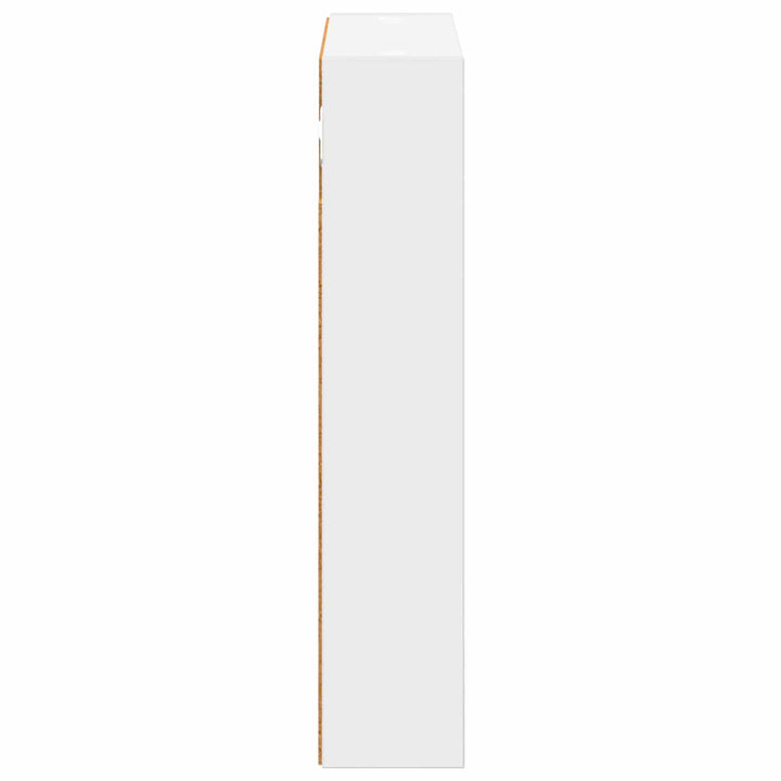 Badeværelsesvægskab Hvid 40 x 10 x 50 cm Konstrueret træ