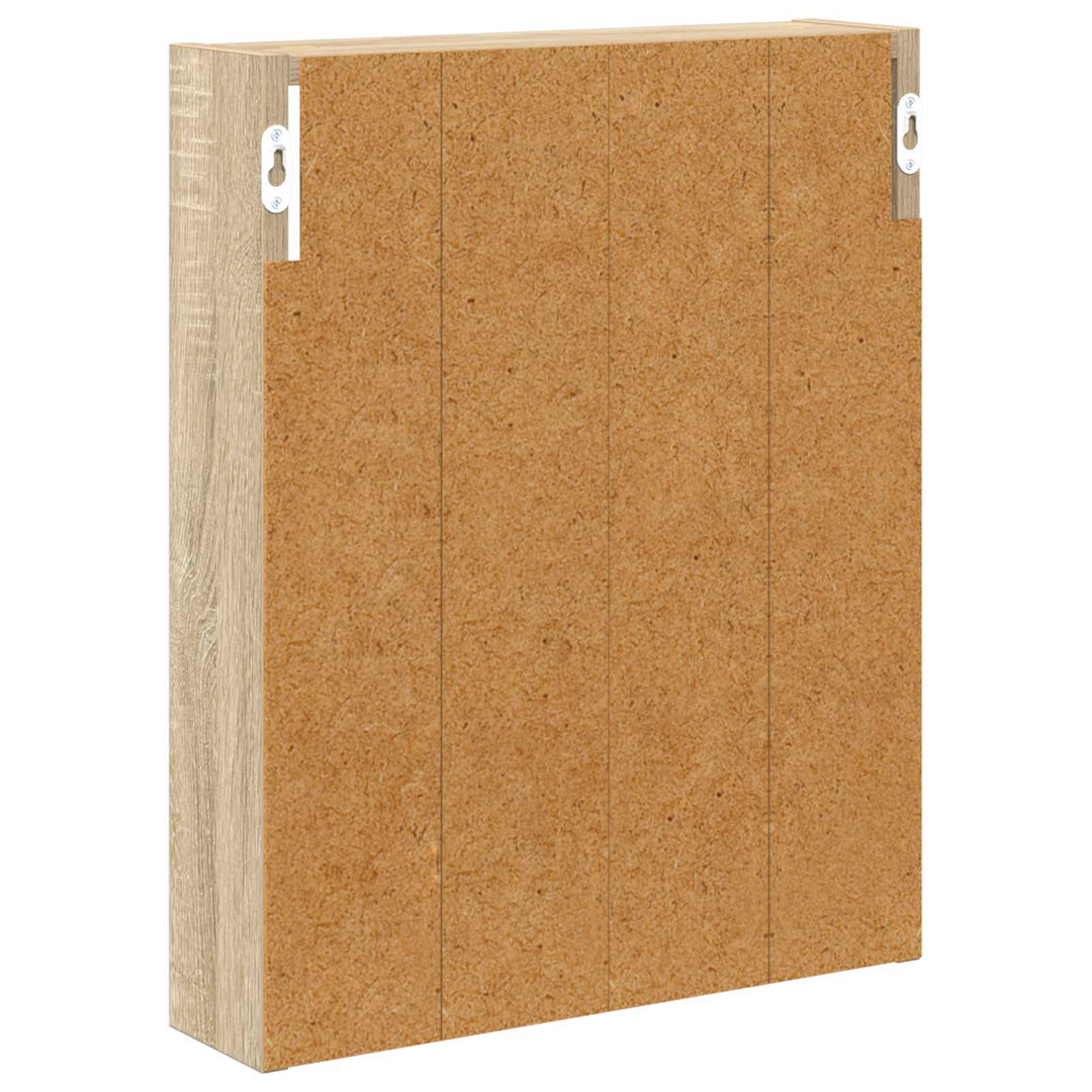 Badeværelsesvægskab Sonoma eg 40 x 10 x 50 cm Konstrueret træ