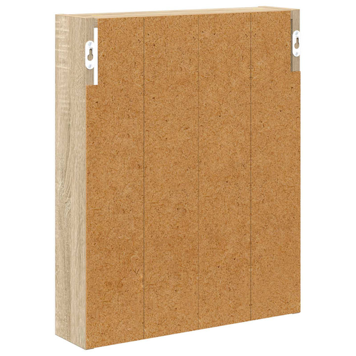 Badeværelsesvægskab Sonoma eg 40 x 10 x 50 cm Konstrueret træ