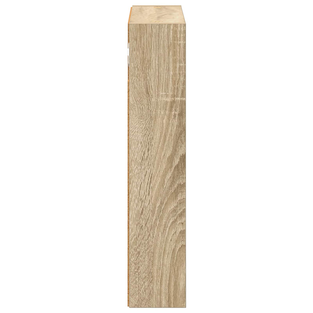 Badeværelsesvægskab Sonoma eg 40 x 10 x 50 cm Konstrueret træ