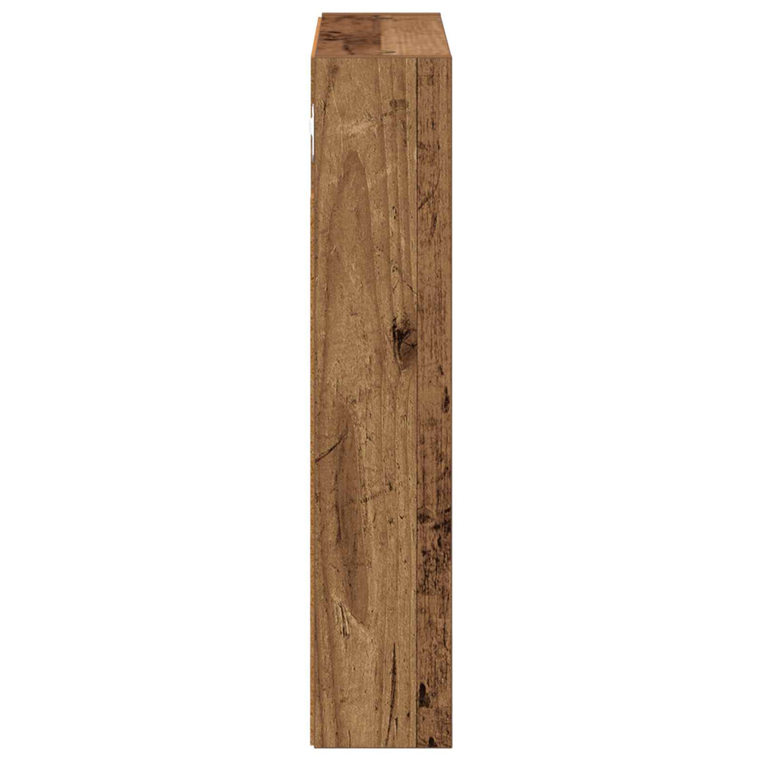 Badeværelsesvægskab Gammelt træ 40 x 10 x 50 cm Konstrueret træ