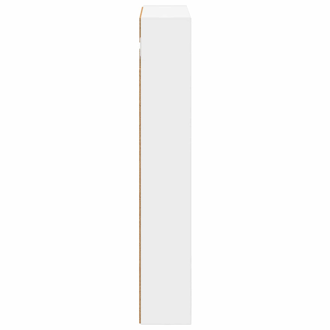 Badeværelsesvægskab Hvid 40 x 10 x 60,5 cm Konstrueret træ