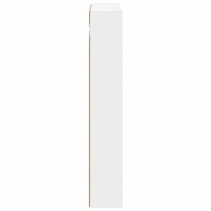 Badeværelsesvægskab Hvid 40 x 10 x 60,5 cm Konstrueret træ