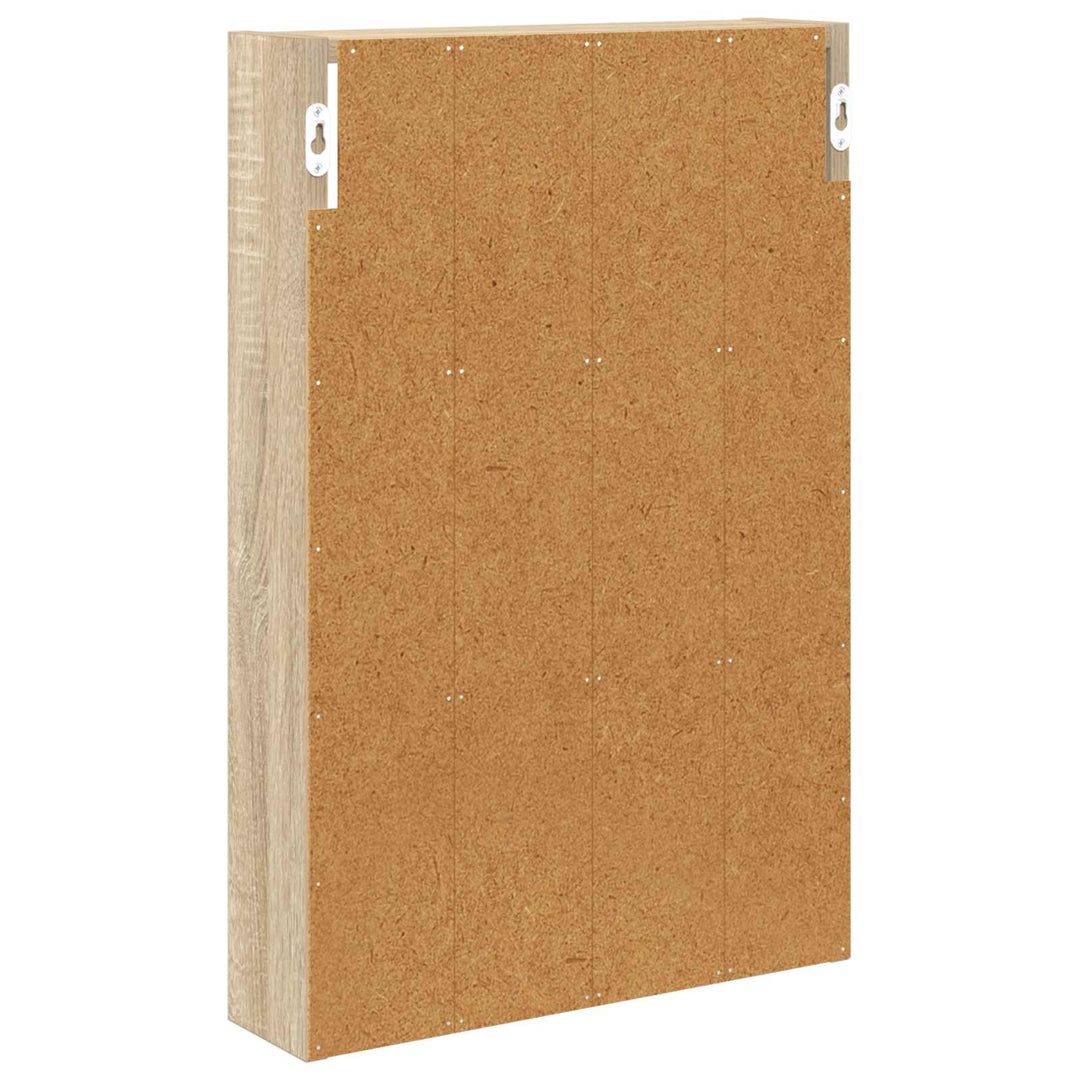 Badeværelsesvægskab Sonoma eg 40 x 10 x 60,5 cm Konstrueret træ