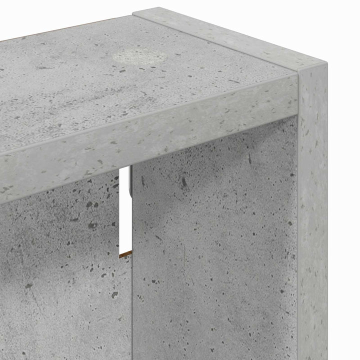 Badeværelsesvægskab BetonGrå 40 x 10 x 60,5 cm Konstrueret træ